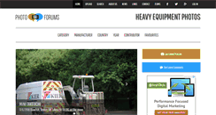Desktop Screenshot of heavyequipment-photos.net