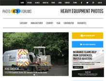Tablet Screenshot of heavyequipment-photos.net